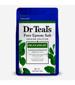 Dr Teal'S Epsom Soaking Bath Salt Eucalyptus Calm Relief 1360 g