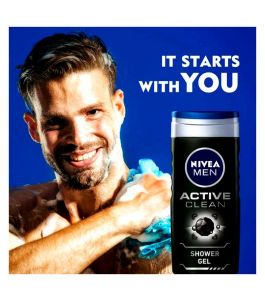 Nivea bc Shr Active Clean 250Ml