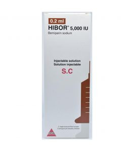 Hibor 5000Iu/0.2Ml Sc Syrng 2'S O