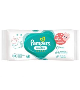 Pampers Sensitive Baby Wipes 56 pcs