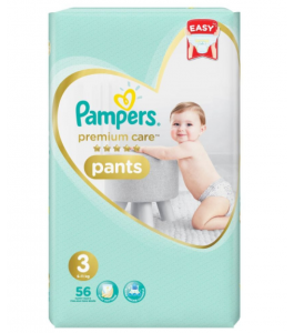Pampers Premium Care Pants Size 3 Mega Pack 56 Pants