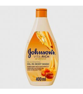 Johnsons Shower Gel vitarich 400 ml Almond Oil and Shea Butter