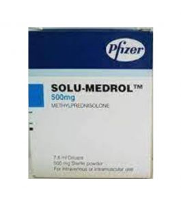 SOLU-MEDROL INJ. 500 MG. 8ml
