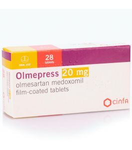 Olmepress 20 Mg Film Coated Tablet 20 Tablet Film Coated 28.00
