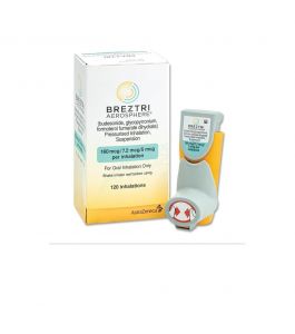 BREZTRI AEROSPHERE 160,7.2,5 MCG INHALATION SUSPENTION 120 DOSE