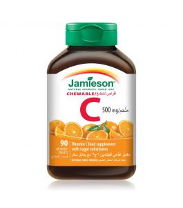 JAMIESON VITAMIN C 500 MG CHEW TAB 90 PCS