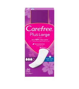 Carefree plus Towel Women 20 large fresh scent