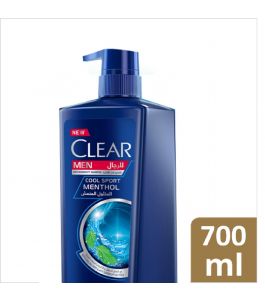 Clear Hair Shampoo Anti Dandruff men 700 ml cool sport menthol