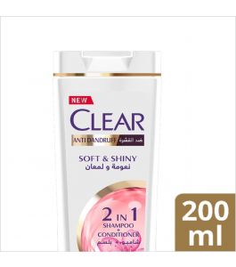 Clear Hair Shampoo Anti Dandruff women 200 ml softandshiny