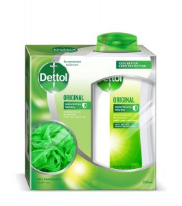 Dettol Shower Gel Original 250 Ml With Loofah