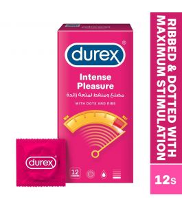 Durex Condom Pleasure Max(Intense Pleasure) 12 Pcs