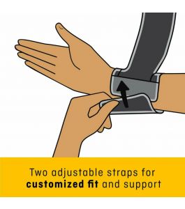 46709EN sport wrap around wrist support Beige adjustable