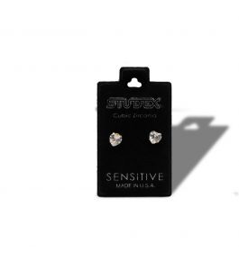 STUDEX EARSTD S885 SENS GP 5X5MM CZ HEART