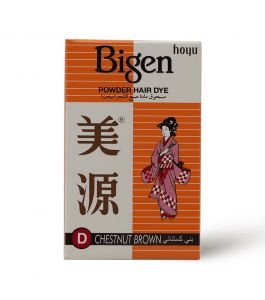 Bigen Hair Color powder 6 gm D CHESTNUT browN