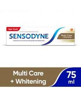 Sensodyne Toothpast Multi Care  Plus  Whitening 75 Ml