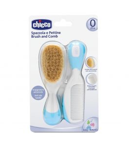 chicco brush and com light blue