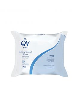 QV FACE NRMLDRY MAKE UP R WIPES 25 PK AT