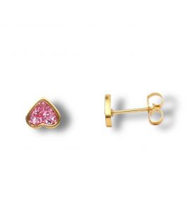 STUDEX EARSTD S3565 SEN GP 6X6MM(GLITTER PINK)HEART (19)