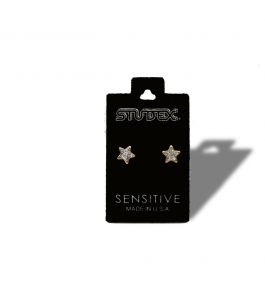 STUDEX EARSTD S3544 SEN GP(GLITTER CLEAR)STAR (22)