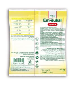 Em Eukal Lozenges Lemon 50 Gm BAG