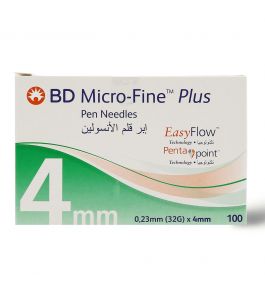 BD PEN NDL 32G 4MM 5B XTW SA (BX 100EA) Easy Flow