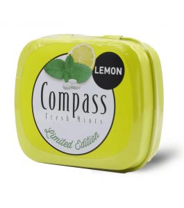 Compass Lemon Suger Free 50 Pcs 14g
