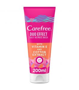 Carefree Cf Intimate Wash Cotton FlowerPlusVit E 200 Ml