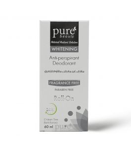 Purebeauty Whitening  Roll on Fragrance Free 60ml