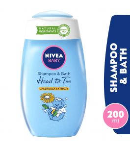 NIVEA BABY BTH GNT SHM BTH 200ML