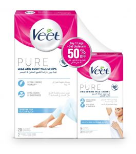 Veet Pure CWS Legs plus Underarm 50% off