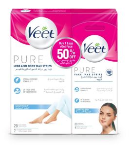 Veet Pure CWS Legs plus Face 50% off