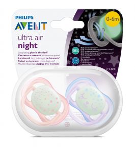 Philips Avent STHR SIL ULTRA AIR 0 6M NT GIRL X2