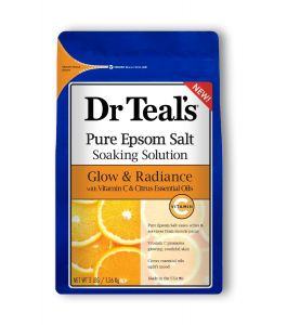 Dr Teal'S Epsom Soaking Bath Salt Vit C Brightening 1360 g