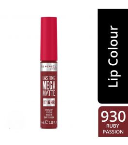 RIMMEL LASTING MEGA MATTE LIQUID LIPSTICK   930 RUBY PASSION (Red)