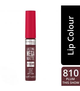 RIMMEL LASTING MEGA MATTE LIQUID LIPSTICK   810 PLUM THIS SHOW