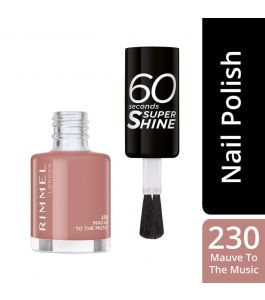 RIMMEL 60 Seconds Nail Polish   230 Mauve to the Music