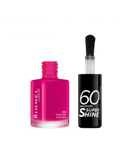 RIMMEL 60sec Nail Polish   323 Funtime Fuchsia