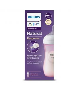 Philips Avent NATURAL 3.0 BOTTLE 260ML X1 PINK