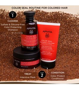APIVITA Color Seal Shampoo (Quinoa Proteins and Honey)250ml