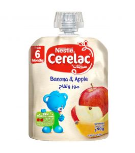 Cerelac Puree Banana Apple 90g