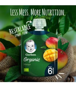 GERBER Organic Mango MP(90g)AE  Multipack       