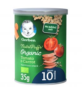 GERBER Puffs Tomato Organic 35GM