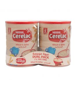 CERELAC Whe Dates MP (2x1Kg)PRDualPackN1