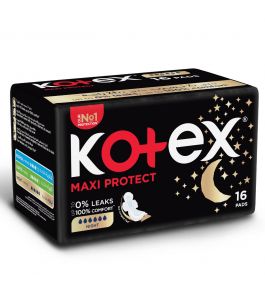 Kotex maxi pads night wings 16pads
