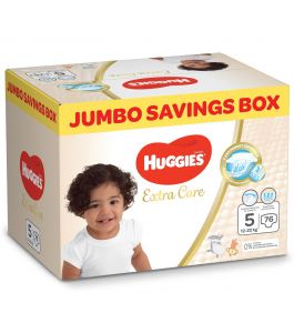 Huggies Extra Care Size 5 12 22 kg Jumbo Box 76 Diapers