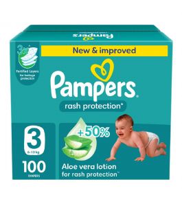 Pampers Size 3 Jumbo Box 104 Diapers