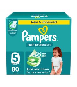 Pampers Size 5 Jumbo Box 80 Diapers