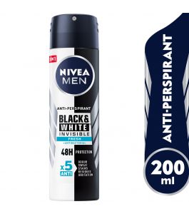 Nivea Spray Invisible For Black and White For Men 200 ml