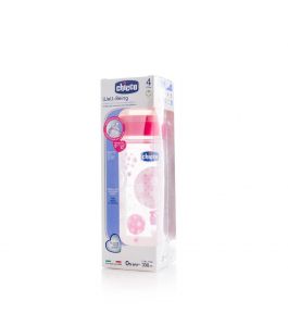 CHICCO BOTTLE WB PP GRL 330 FAST SIL CL3 NEW