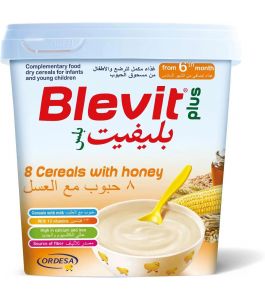 BLevit Plus 8 Cereals And Honey With Milk 300g